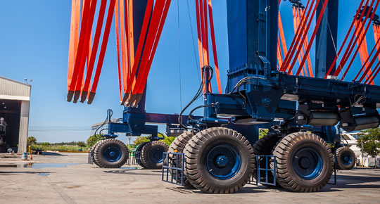 The Largest Mobile Boat Lift in Florida and the Tallest in  the World is now at Derecktor.